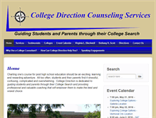 Tablet Screenshot of collegedirection.net